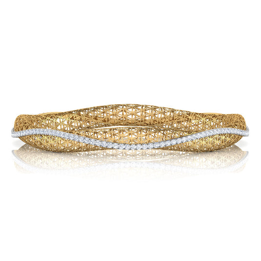 Carol Trellis Diamond Bangle
