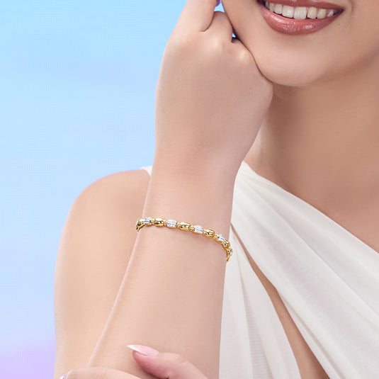 Flexi Glimmer Diamond Bangle