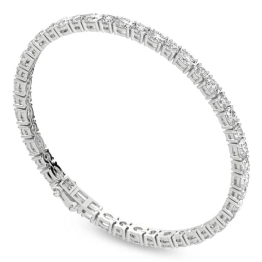 HN Oval and Round Tennis Bracelet