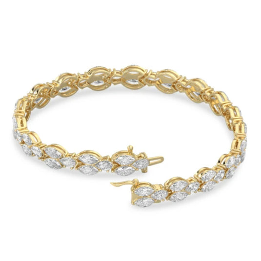 HN Marquise and Pear Tennis Bracelet