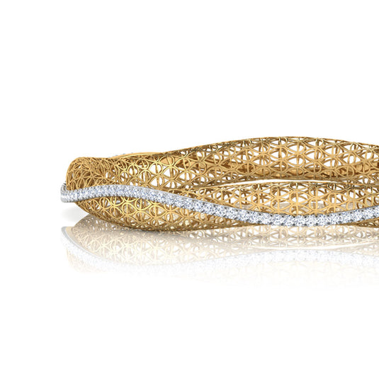 Carol Trellis Diamond Bangle