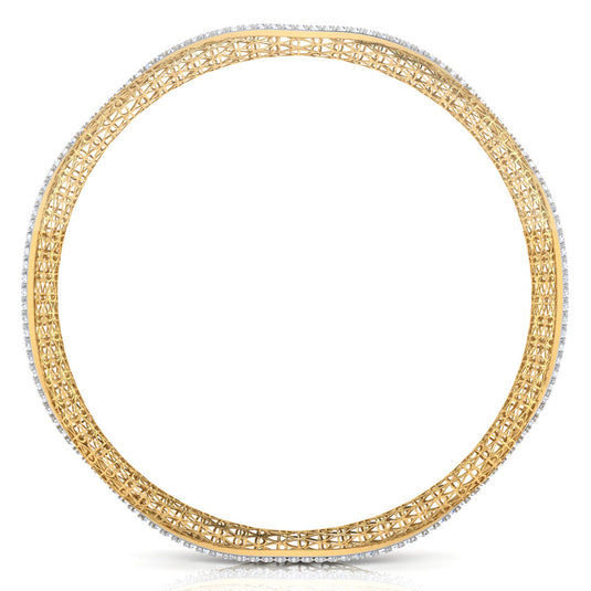 Carol Trellis Diamond Bangle