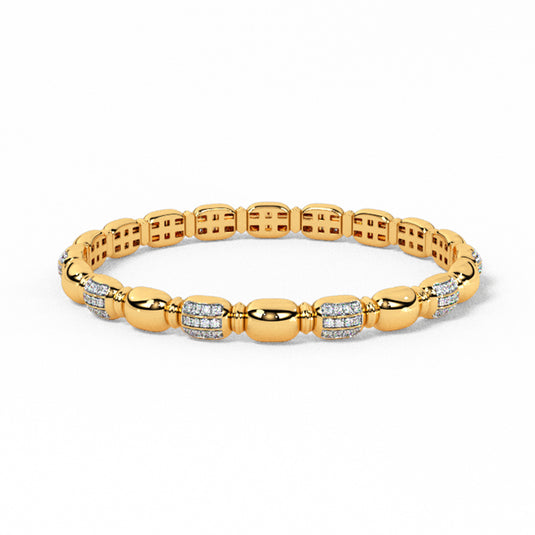 Flexi Glimmer Diamond Bangle