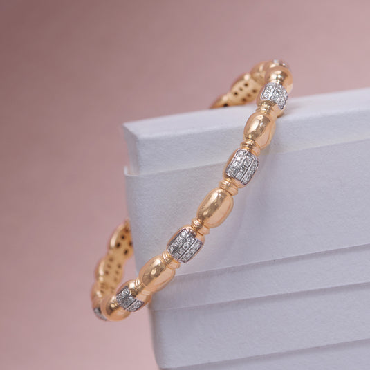 Flexi Glimmer Diamond Bangle