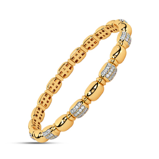 Flexi Glimmer Diamond Bangle