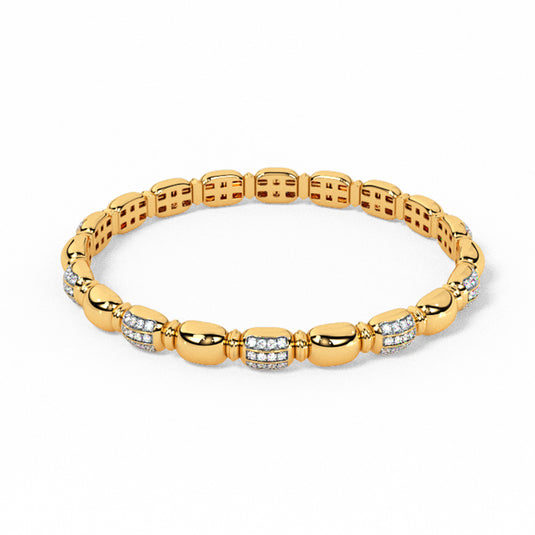 Flexi Glimmer Diamond Bangle