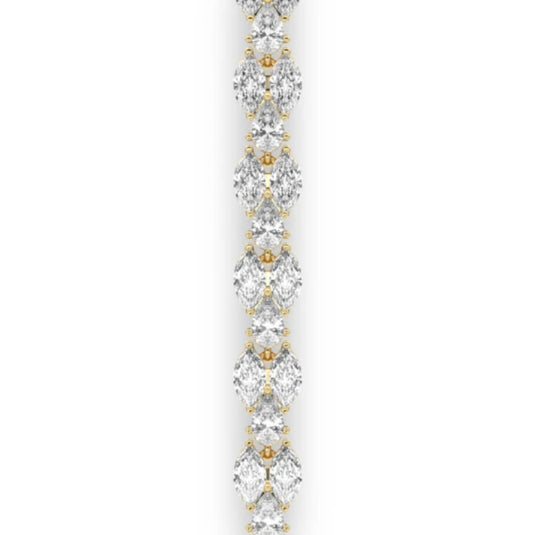 HN Marquise and Pear Tennis Bracelet